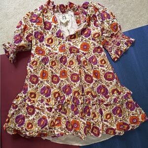 Figue Cotton Dress Size M Medium Gorgeous Pattern